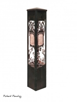 Metal Bollard Decorative Lantern